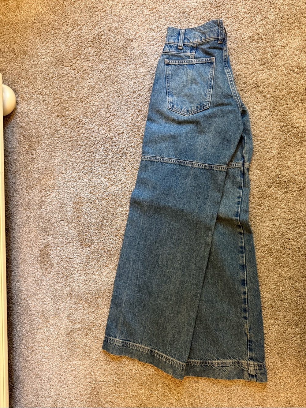 We The Free Wide-Leg Medium Blue Denim Jeans